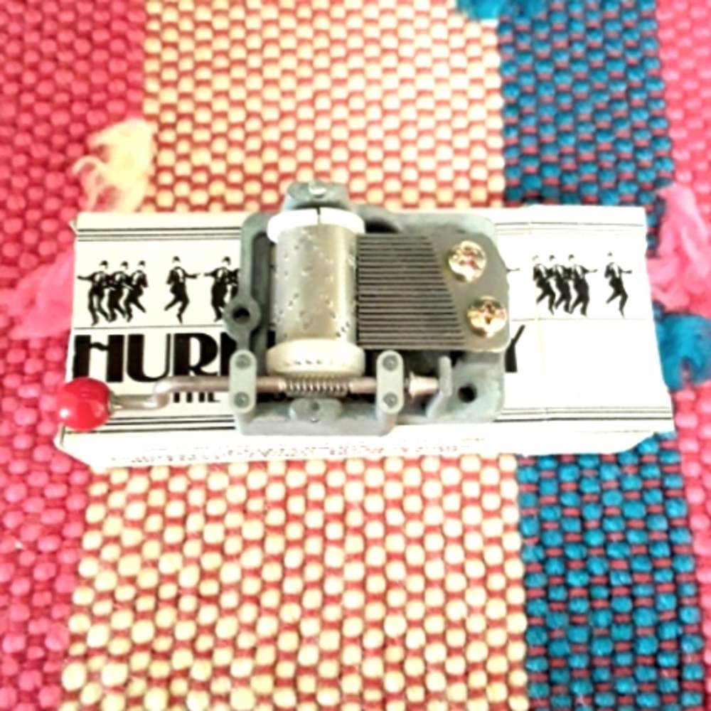 Vintage Hurdy Gurdy Music Machine Wind Up